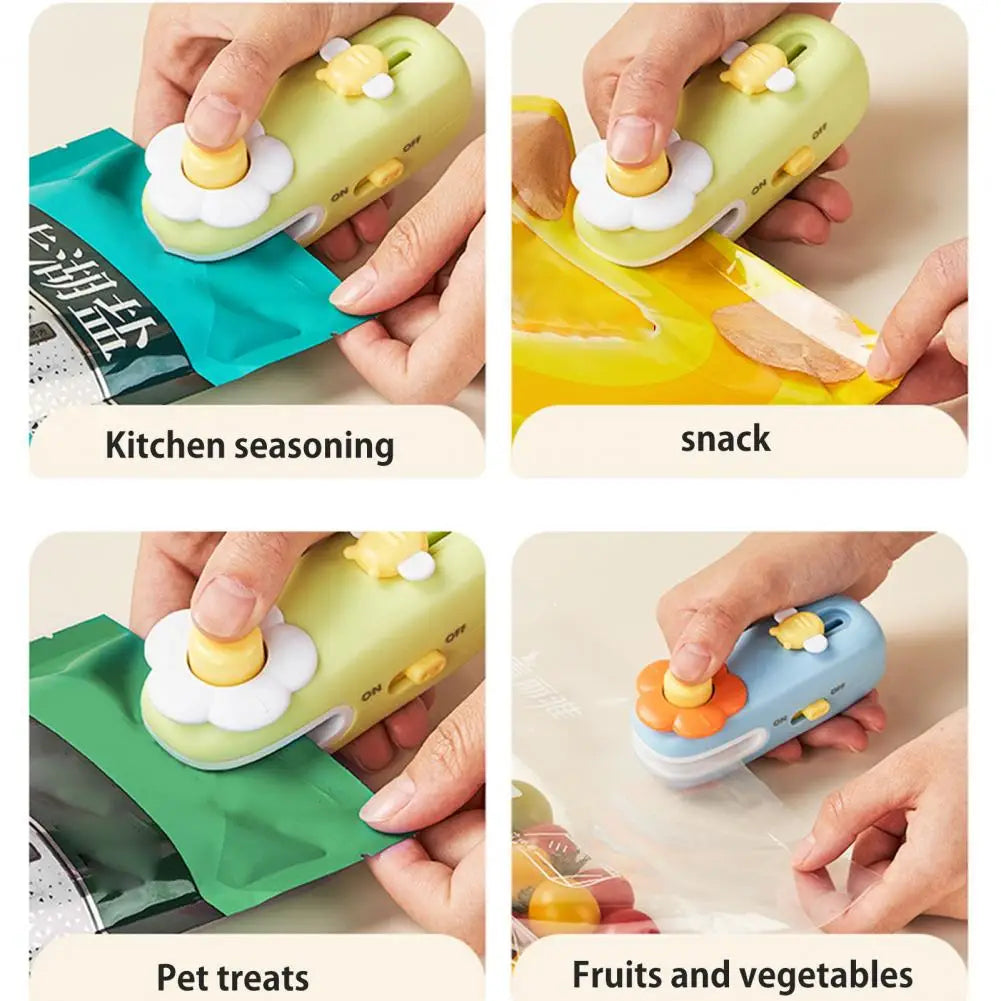 SealFresh Pro – The Little Daisy Bag Sealer That Keeps Every Snack Fresh & Crunchy