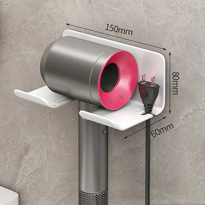 Hair Dryer Holder Wall Mounted Dryer Cradle Straightener Stand Hairdryer Organizer Toilet Blower Holder Shelf Bathroom Shelves