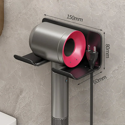 Hair Dryer Holder Wall Mounted Dryer Cradle Straightener Stand Hairdryer Organizer Toilet Blower Holder Shelf Bathroom Shelves